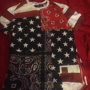 American flag shirt